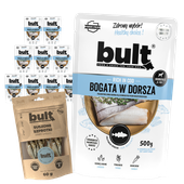 BULT mokra karma dla psa Dorsz saszetka 10x500g + Przysmak