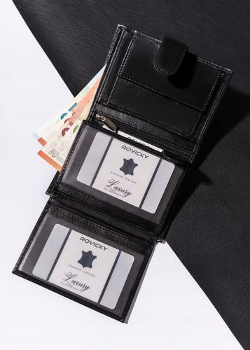 klasyczny, pionowy portfel męski ze skóry naturalnej - always wild na Arena.pl