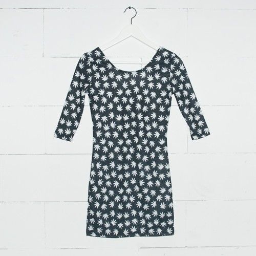 SUKIENKA MIDSLEEVE MARIJUANA BLACK na Arena.pl