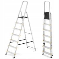 Drabina aluminiowa domowa jednostronna profesjonalna HIGHER 7 stopni