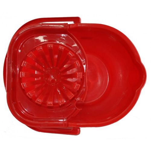 Wiadro z wyciskaczem 14L czerwone 1szt Aneks na Arena.pl