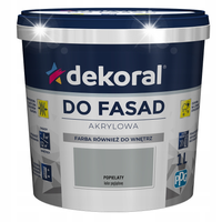 DEKORAL POLINIT FARBA FASADOWA ELEWACYJNA POPIELATY 5L