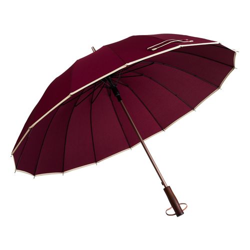 czerwony, elegancki parasol rządowy - peterson na Arena.pl