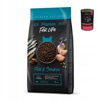 Fitmin cat For Life Fish and Chicken 8 kg + Gratis