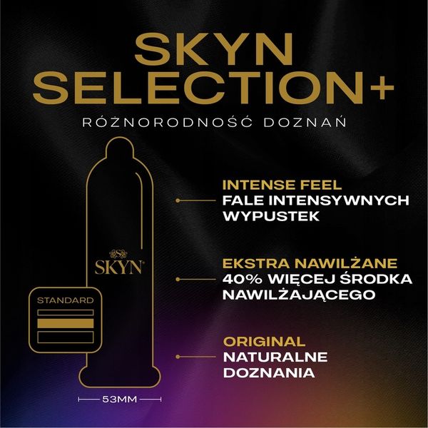 Prezerwatywy SKYN SELECTION SENSES 35szt. mix Intense Feel Original Elite zdjęcie 5