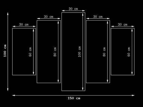 100CM 150CM OBRAZ 5 ELEM TOKYO MOST TĘCZOWY ŚCIENNY na Arena.pl