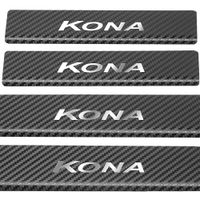 Listwa progowa HYUNDAI KONA Stal nierdzewna 304 carbon 4szt