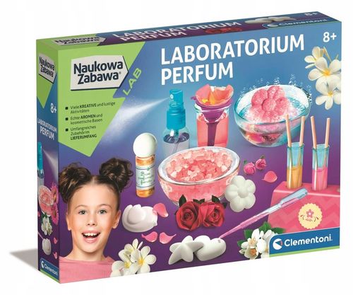 CLEMENTONI zestaw eksperymentów zabawa laboratorium perfum dla dzieci na Arena.pl