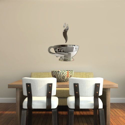 Dekoracyjne lustro akrylowe  Filiżanka na Arena.pl