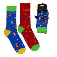 Skarpety Świąteczne Skarpetki Bawełniane 2 PARY NA PREZENT 39-42 MORAJ