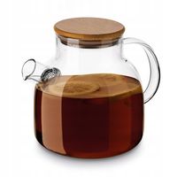 DZBANEK SZKLANY ze spiralą BOROKRZEMOWY Herbata Lemoniada Tadar Nexo 1,3 l