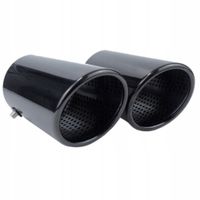 KOŃCÓWKA WYDECHU BLACK TITANIUM 1 SZT AUDI VW VAG