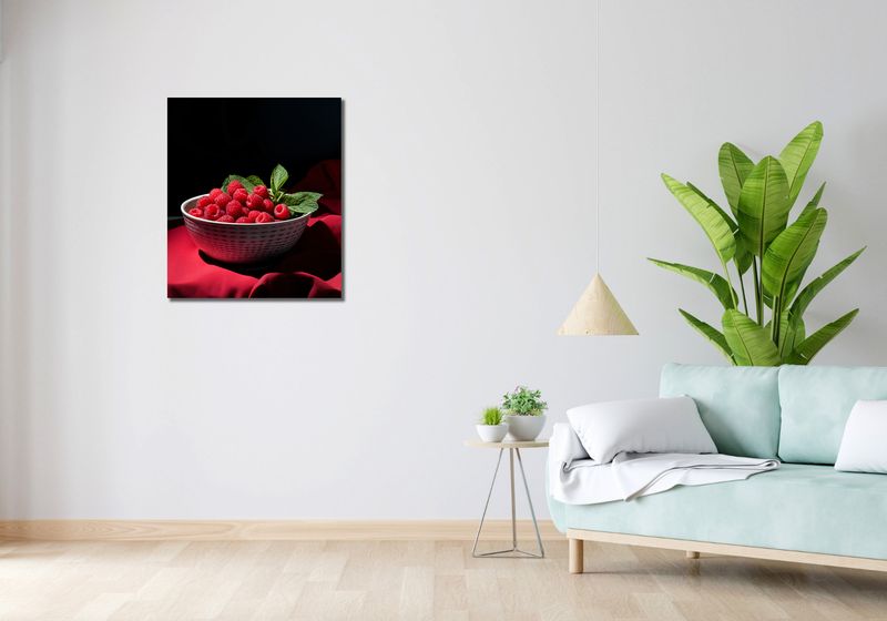 Obraz 60x70cm Malinowa Misa zdjęcie 2