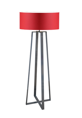Lampa stojąca  MOSS E27 abażur walec na Arena.pl