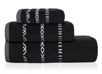Ręcznik Kąpielowy GINO Czarny 30x50