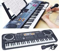 KEYBOARD PIANINKO ORGANKI DLA DZIECI EDUKACYJNY DO NAUKI MIKROFON KARAOKE