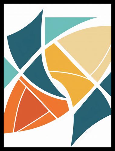 Plakat 60x80cm Geometria Wiatru na Arena.pl