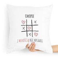 Poduszka Dla Chłopaka Z Miłością Nie Wygrasz Z Nadrukiem Ze Zdjęciem