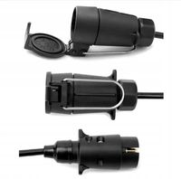 PRZEWÓD SPIRALNY 7 pin 1,5m przyczep przedłużacz przyczepki GNIAZDO WTYK