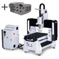 Frezarka CNC 600x900 6kW stół hybrydowy pompa próż