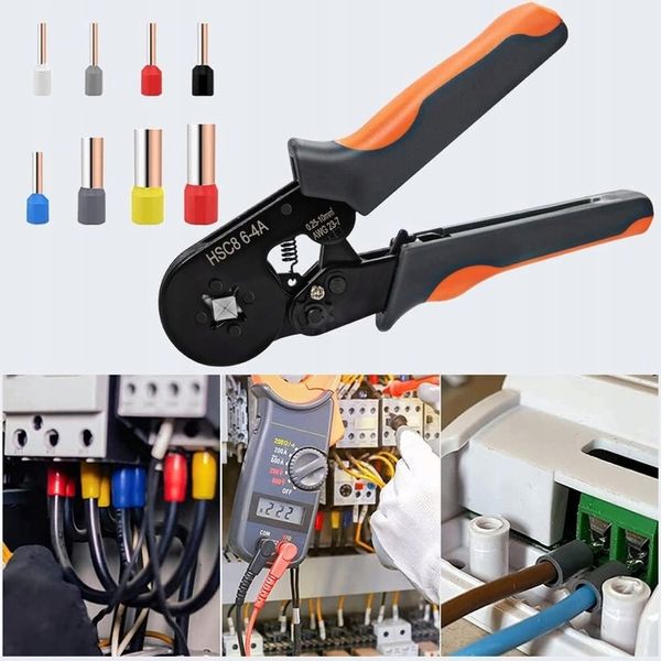 ZACISKARKA DO TULEJEK PRASKA KONEKTORÓW KOŃCÓWEK KABLI 1200 TULEJEK zdjęcie 10