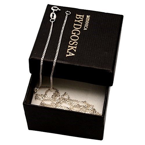 Srebrny łańcuszek pancerka 50 cm srebro 925 dla mężczyzn na Arena.pl