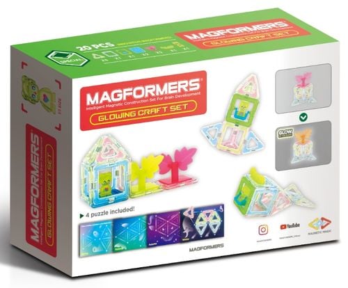 Magformers Glowing Craft 20 elementów na Arena.pl