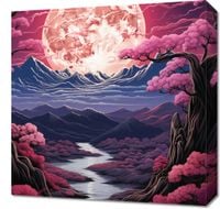 Obraz 50x50cm Różowa Kraina Marzeń