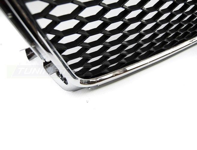 Grill ATRAPA AUDI A4 B8 08-11 CHROME RS-STYLE zdjęcie 4