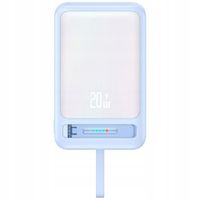 Powerbank USAMS XM Series CD219 10000mAh Magnetic Wireless niebieski