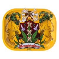 metalowa tacka do skręcania g-rollz canna lions 18 x 14 cm