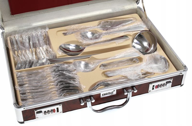 Sztućce KINGHOFF 72 ele. Satyna KH-3565 zdjęcie 5