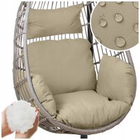 WODOODPORNA PODUSZKA NA HUŚTAWKĘ OGRODOWĄ FOTEL KOKON WISZĄCY + ZAGŁÓWEK