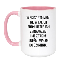 Duży Biało-Różowy 450 ml