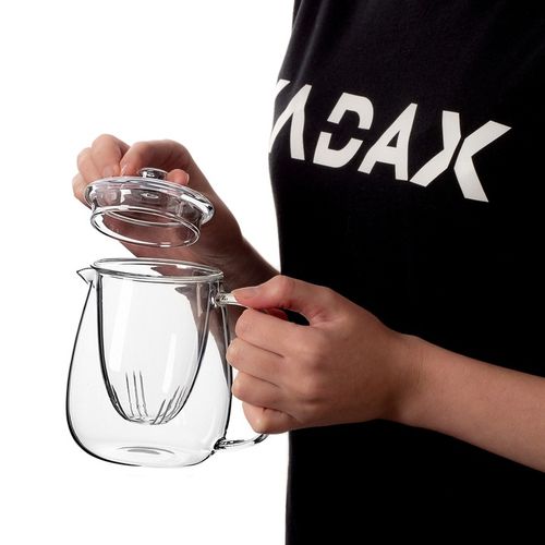 DZBANEK SZKLANY DO HERBATY 600ml ZAPARZACZ ZIÓŁ WKŁAD Z ZAPARZACZEM na Arena.pl