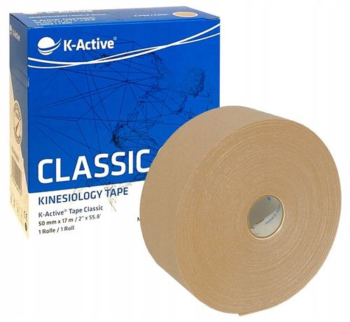 K-Active Kinesiology Tape beżowy 5cm/17m (Nitto) na Arena.pl