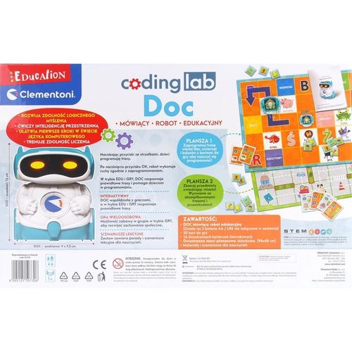Clementoni Edukacyjny Interaktywny Robot Doc na Arena.pl