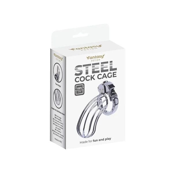 Stainless Steel Penis Cage 2 With Advanced Locking Mechanism zdjęcie 8