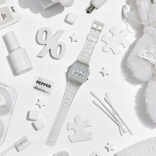 CYFROWY ZEGAREK CASIO F-91WS-7EF RETRO SPORT KLASYK MAŁY UNISEX +BOX 35mm na Arena.pl