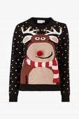 Sweter świąteczny Vila viBlitzen L/S Christmas Bells Knit S