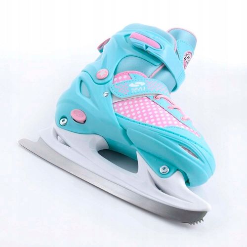 Łyżworolki wielosezonowe regulowane rolki + łyżwy damskie r. 38-41 SMJ Lily na Arena.pl