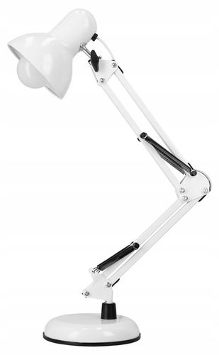 Lampka na Biurko LED Kreślarska Szkolna Regulowana E27 230V Stojąca Klips na Arena.pl