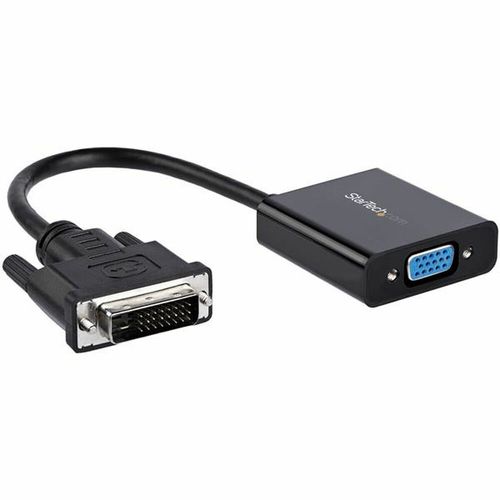 Adapter DVI-D na VGA Startech DVI2VGAE             0,19 m Czarny na Arena.pl