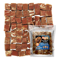 UNIQ PETS miękki przysmak dla psa kostki z jagnięciny i dorsza 500g
