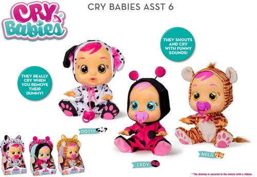 CRYBABIES DOTY DALMATYŃCZYK PŁĄCZĄCY BOBAS na Arena.pl