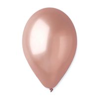 balony metalizowane różowo złote 12"/100 szt.