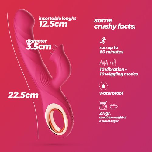 Crushious Mirenca Wiggle Rabbit Vibrator na Arena.pl