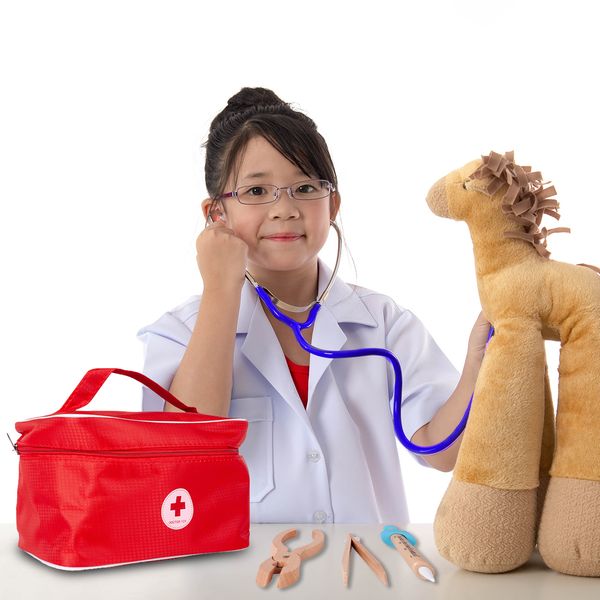 Drewniany Zestaw Małego Lekarza Dentysty W Walizce zdjęcie 3