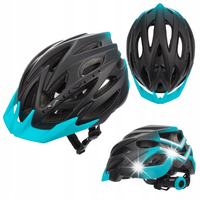 Kask Rowerowy Regulowany Z Daszkiem Na Rolki Hulajnogę Z Daszkiem 58-61 cm