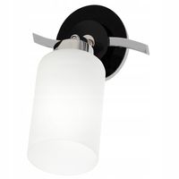 KINKIET LAMPA LUMINEX TOKIO 684 CZARNY / CHROM